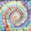 Thumbnail: 37" X 49" Pastel Spiral Tapestry