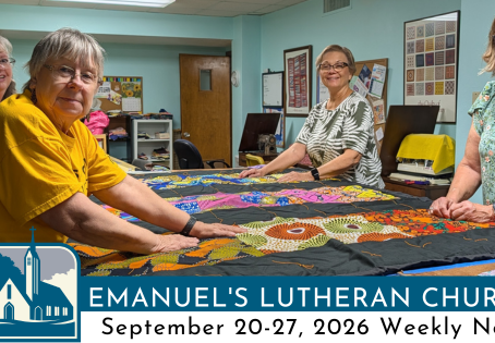September 20-27, 2026 Weekly News