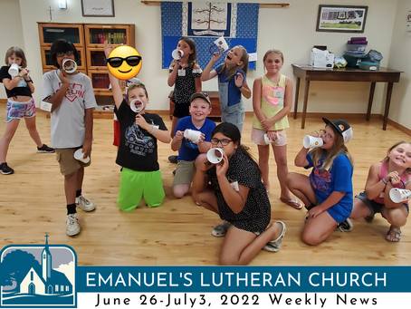 June 26-July 3, 2022 Weekly News