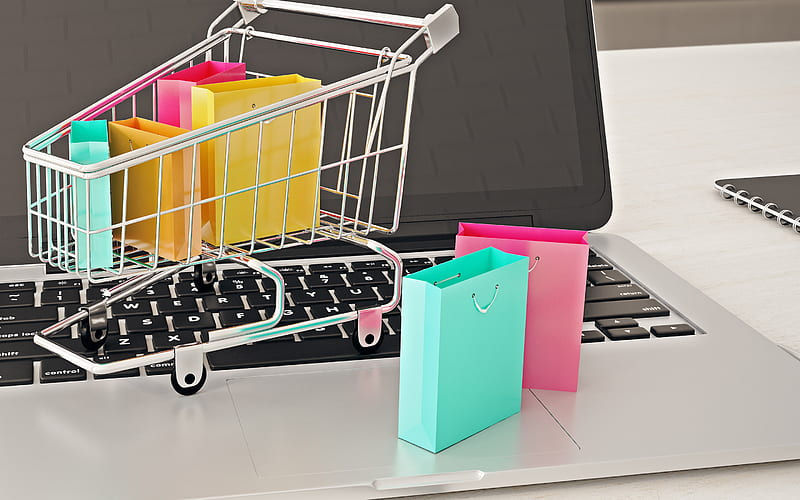 HD-wallpaper-online-shopping-laptop-shopping-shopping-on-sites-shopping-bag-on-your-keyboa
