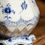 Thumbnail: Vintage Blue Fluted Full Lace Cream Jug