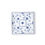 Thumbnail: Blue Fluted Full Lace Square Plate 14cm