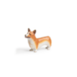 Herend Natural Corgi dog