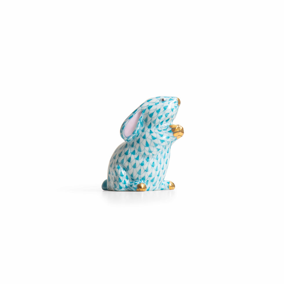 Thumbnail: Herend Vieux Rabbit Teal