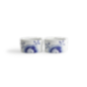 Blue Fluted Mega Souffle 8.5cm, 2pc
