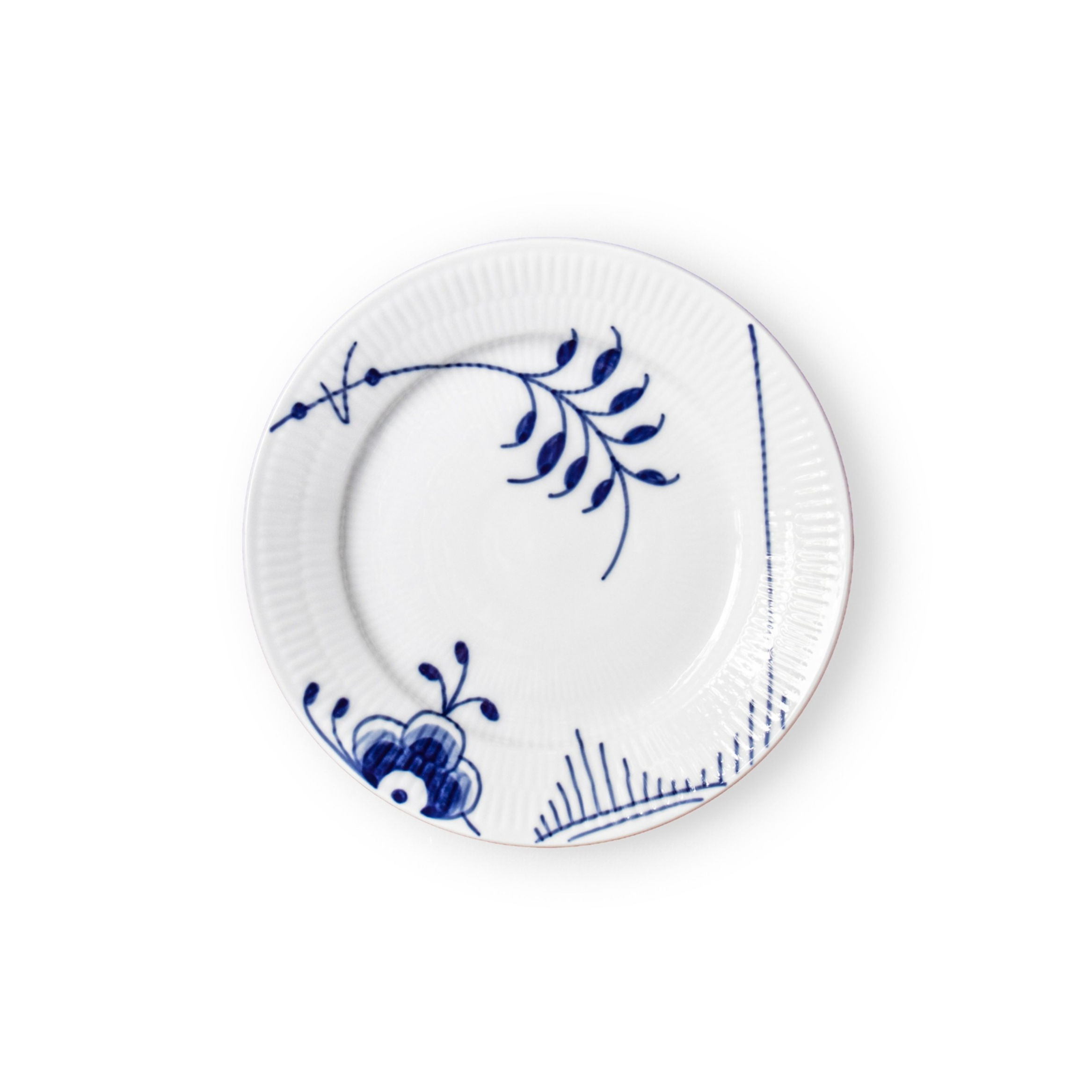 Blue Fluted Mega Plate 19cm