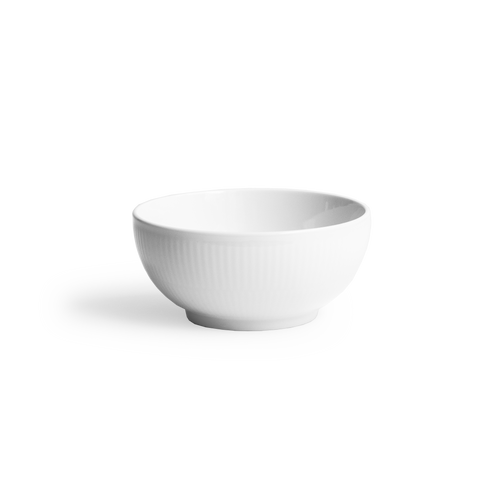 White Fluted Bowl 47cl La Maison Rose