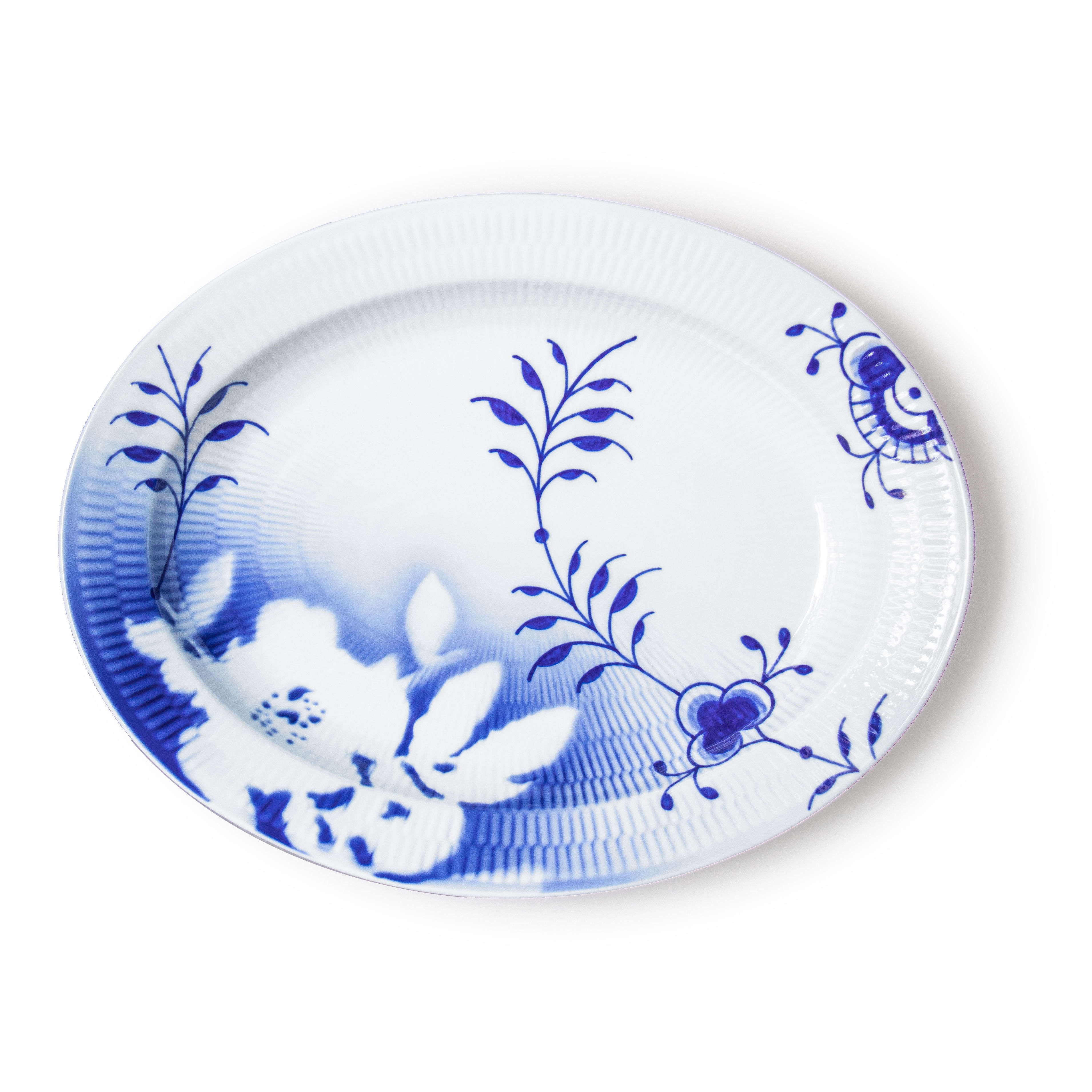 Mega Rose Oval Dish 36cm