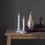 Thumbnail: Blue Fluted Mega Candlestick 12cm