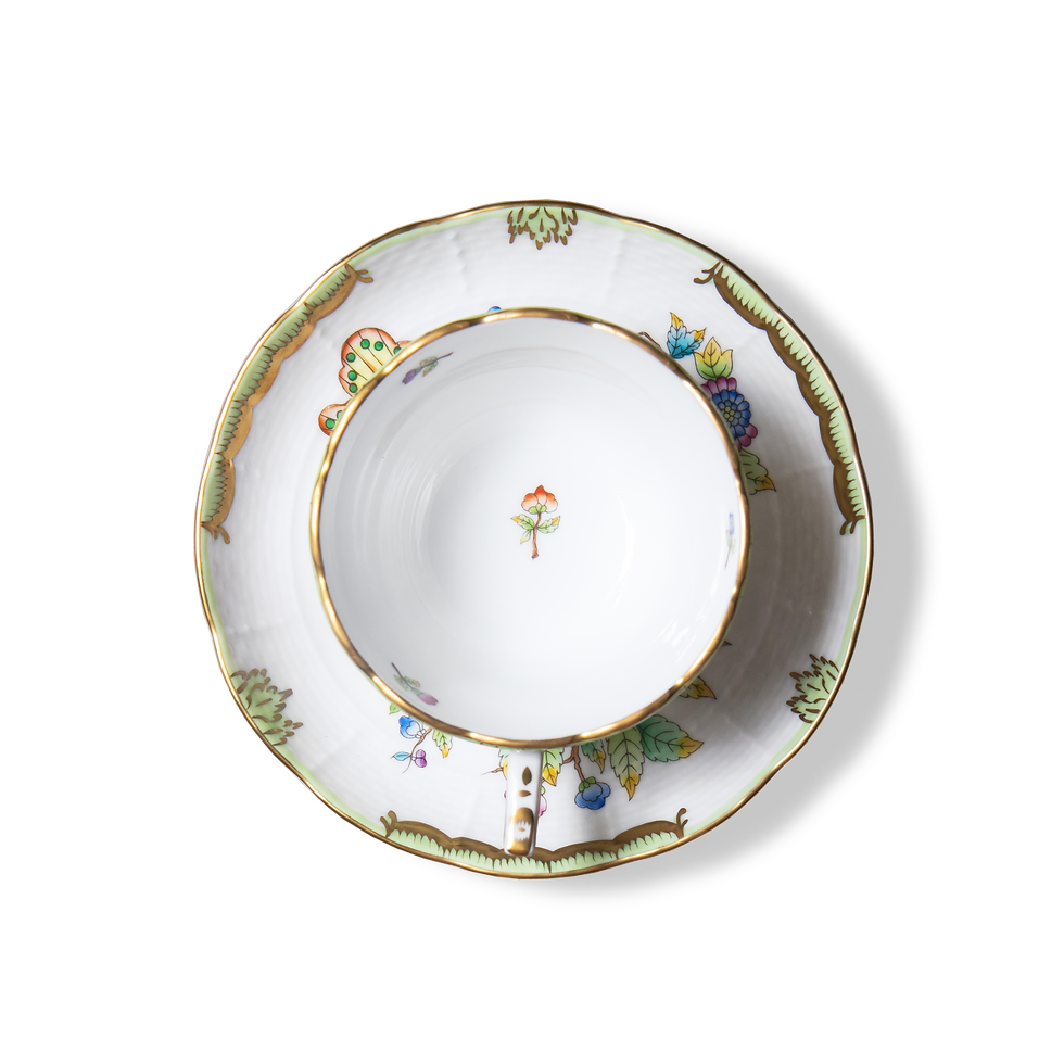 Thumbnail: Queen Victoria Teacup & Saucer 22cl