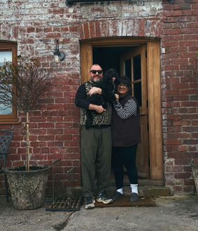 A perfect cottage stay in Carmarthenshire - Gablebach Cottage, Llangadog. A Vintage Escape with an Aga, a copper bath & a dog who Thinks he owns the place.