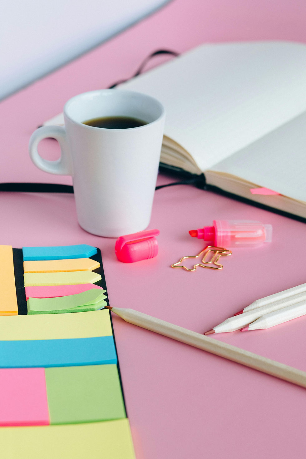 Office supplies and coffee for marketing support for small businesses