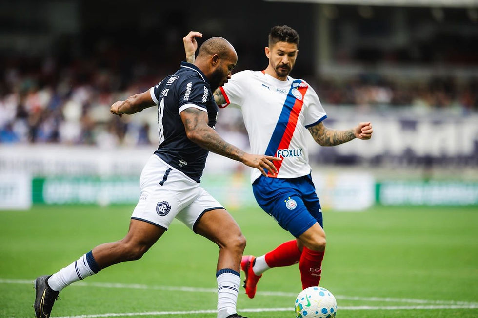 Remo goleia Bahia e sai da lanterna do Brasileirão
