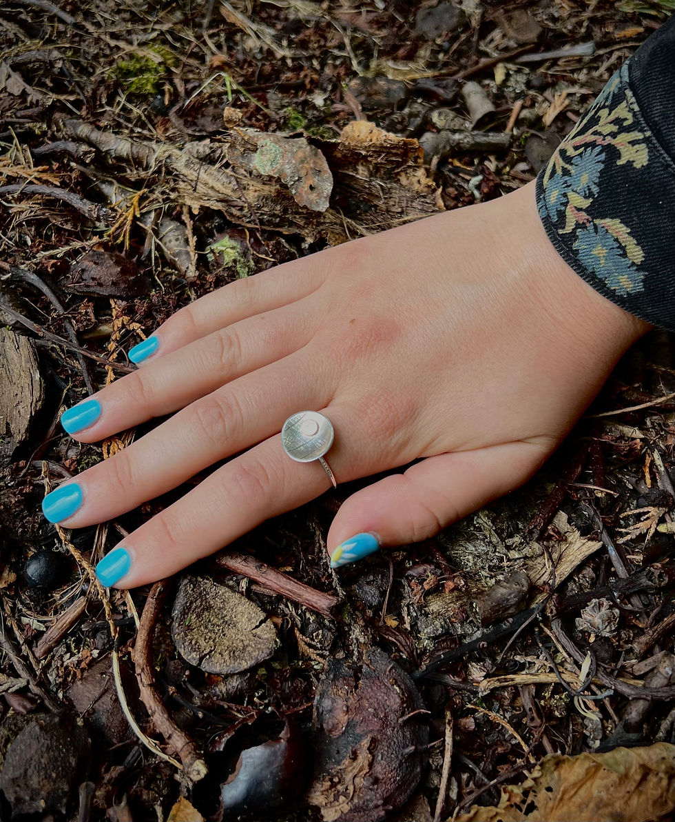 Thumbnail: Woodland treasure ring