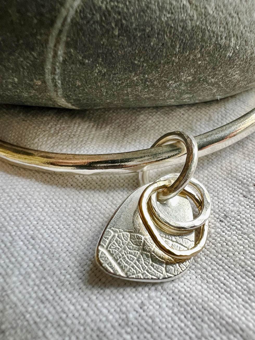 Thumbnail: Tidelines Silver Bangle