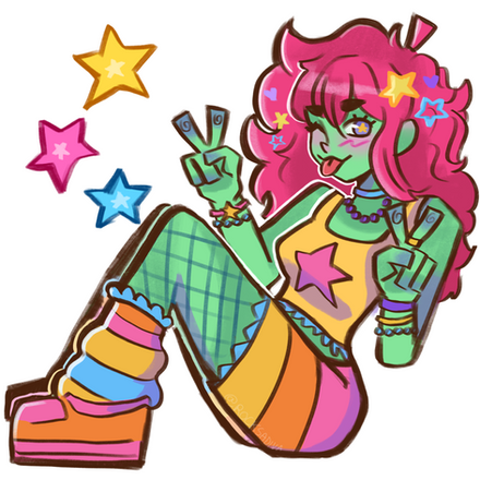 Alien Girl Commission