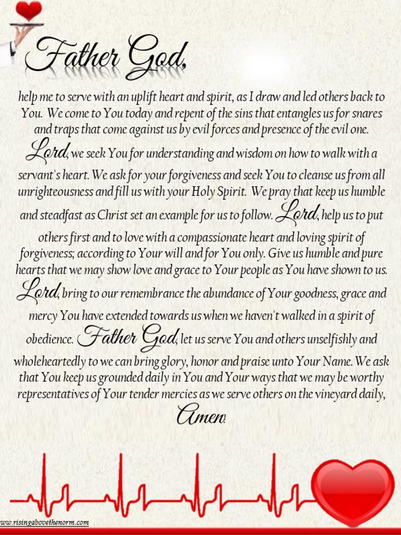 A Servant's Heart Is God's Secret to Greatness Prayer