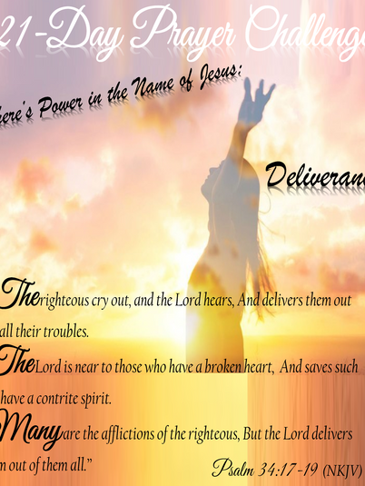 DAY 12: There’s Power in the Name of Jesus: Deliverance