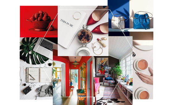 Lifestyle board & colour palette