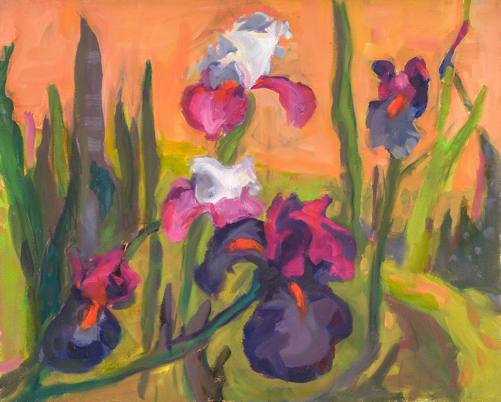 Covid Garden: Iris #4