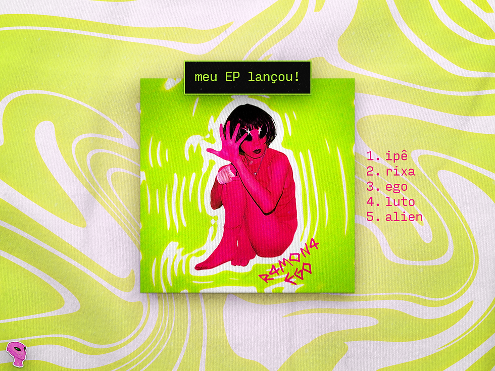 meu EP lançou!