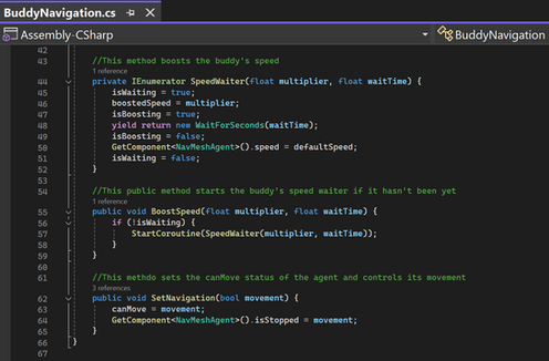 Buddy Navigation Script - Speed Functions & Navigation