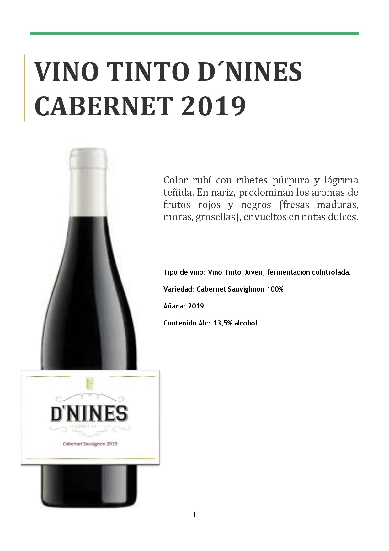 CABERNET 2019
