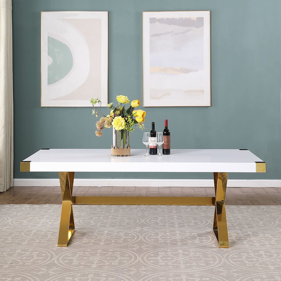 Thumbnail: D900-T Adel 79" Table Dining Set