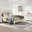 Thumbnail: Paxberry Queen Panel Bed with Mirrored Dresser and Nightstand