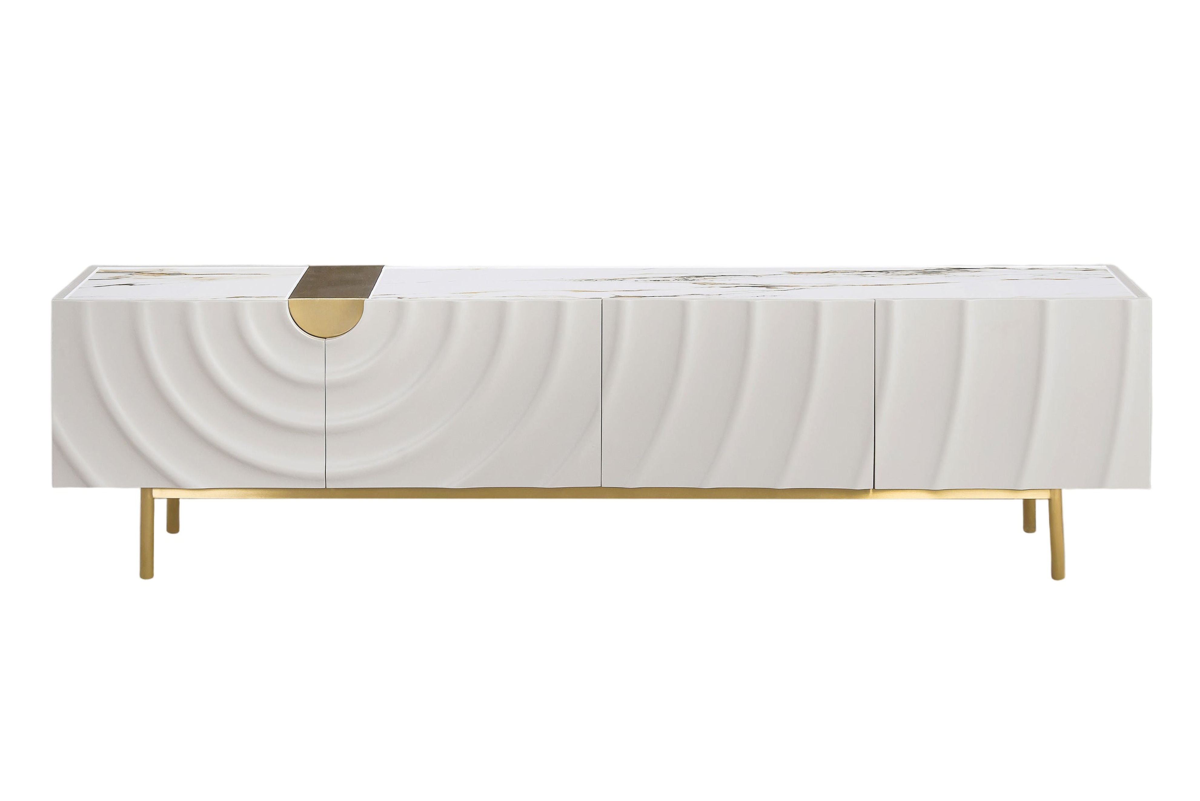 Onda TV Console (Cream White) TV Stand
