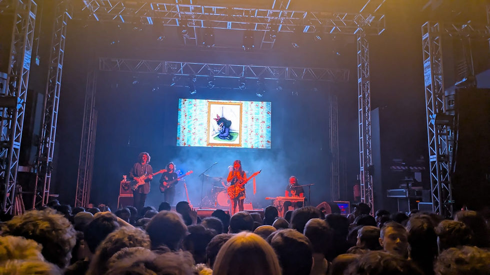 Alt country band Wednesday on stage at O2 Academy Leeds in February 2026