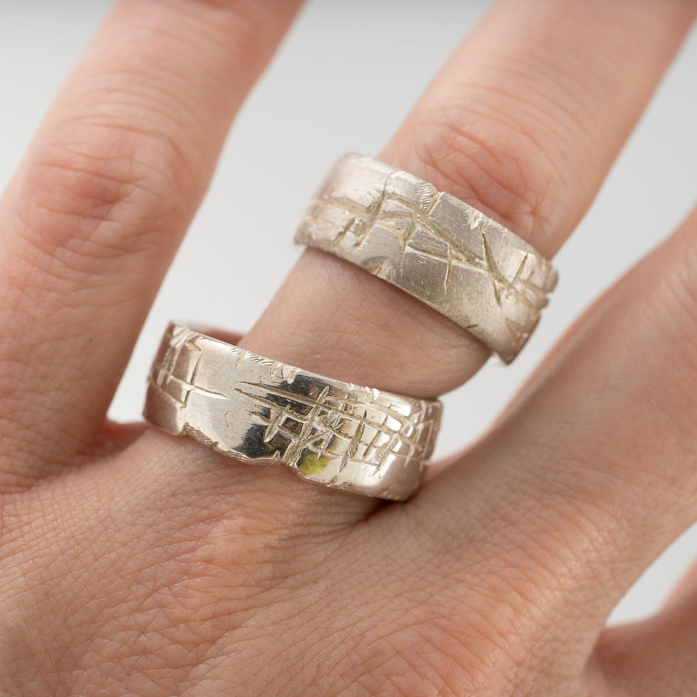 Miniaturbild: Eheringe "Gletscher"