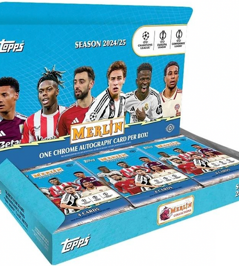SOCCER 2024-25 TOPPS MERLIN CHROME UCC HOBBY box #サッカー