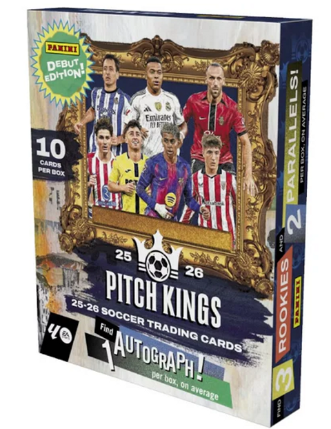 SOCCER 2025-26 PANINI PITCH KINGS HOBBY INTERNATIONAL box