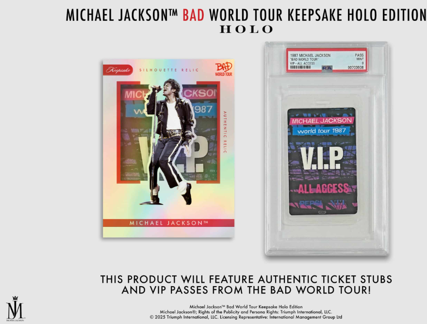 サムネイル： 2026 SUPER BREAK Michael Jackson BAD WORLD TOUR KEEPSAKE HOLO BREAKERS EDITION