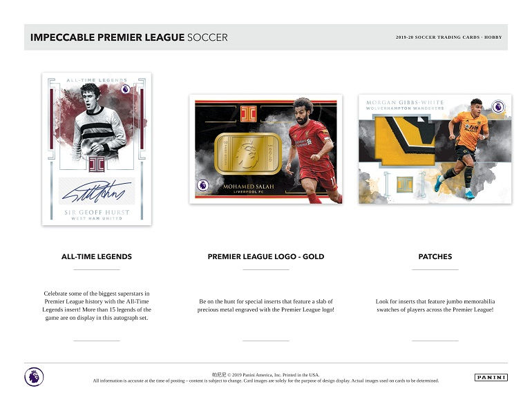 サムネイル： BGB1244 SOCCER 2019 PANINI IMPECCABLE 1case 13-HIT DRAFT #CR7 #サッカー #サイン