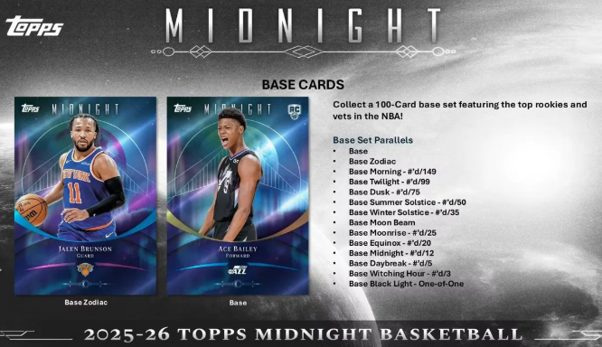 サムネイル： NBA 2025-26 TOPPS MIDNIGHT box #NBA #COOPERFLAGG #バスケットボール