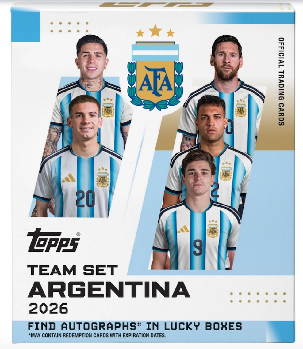 SOCCER 2026 TOPPS ARGENTINA TEAM SET box #サッカー #トップス