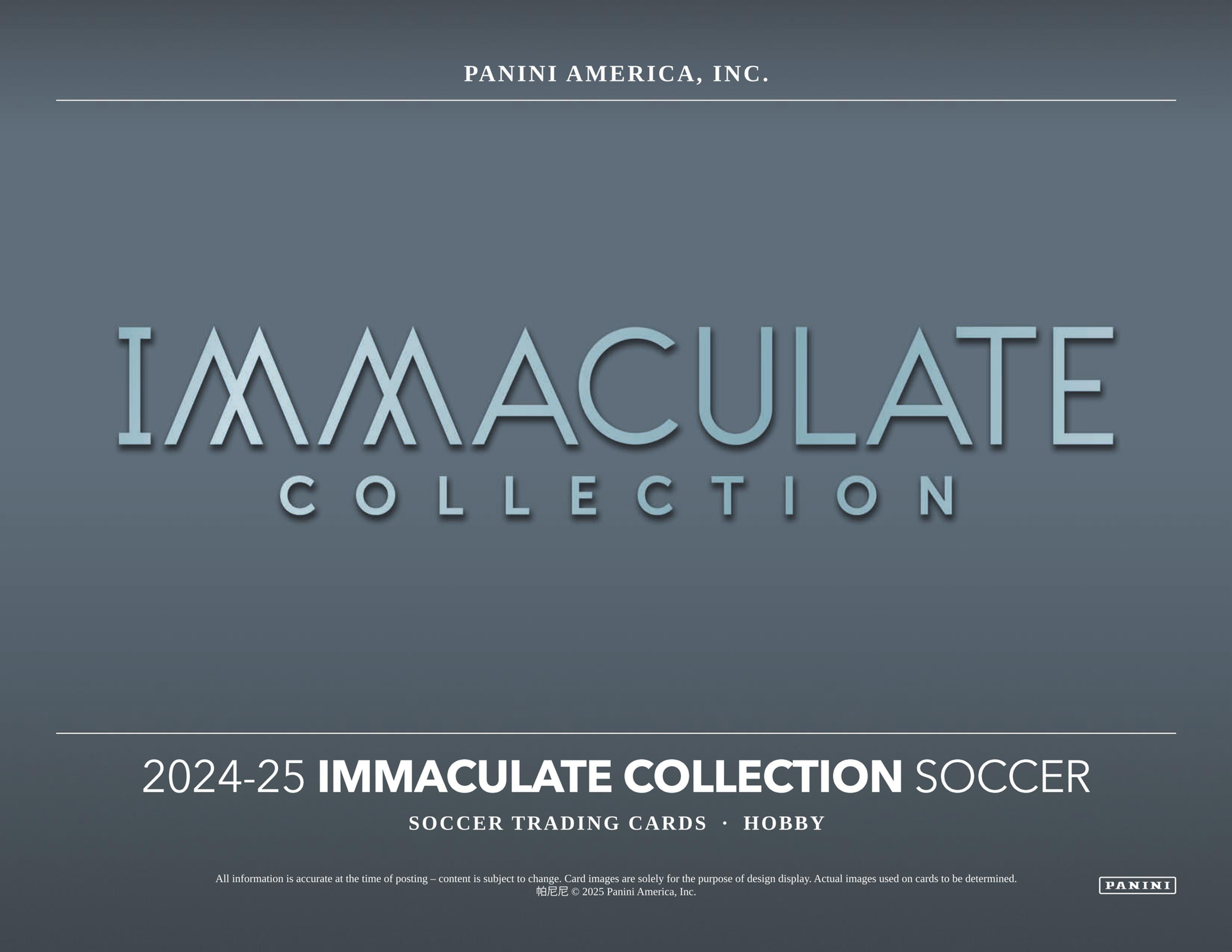 SOCCER 2024-25 PANINI IMMACULATE HOBBY box #パニーニ #サッカー