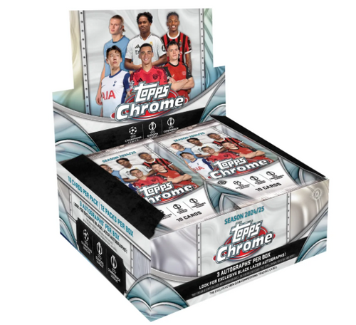 SOCCER 2024-25 TOPPS CHROME UCC JUMBO Box #トップス #サッカー 