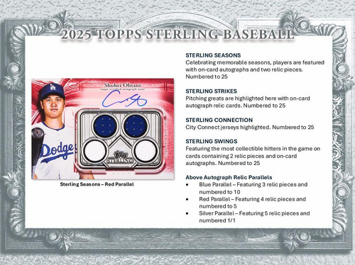 MLB 2025 TOPPS STERLING BASEBALL box #大谷翔平 #トップス #佐々木朗