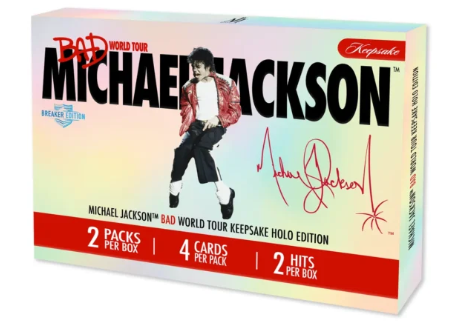 Michael Jackson◾️19枚セット◾️定価41,000円以上◾️ほぼ未再生 2026 SUPER BREAK Michael Jackson BAD WORLD TOUR KEEPSAKE HOLO