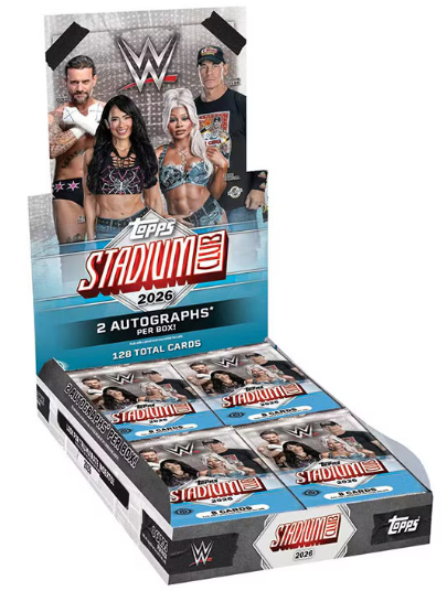 プロレス WWE 2026 TOPPS STADIUM CLUB HOBBY box #トップス #プロレス