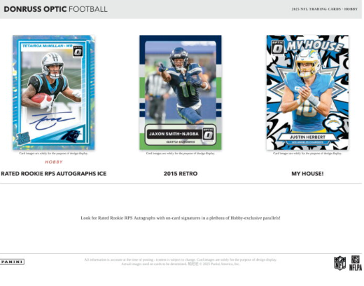 サムネイル： NFL 2025 PANINI OPTIC HOBBY FOOTBALL box #NFL #アメリカンフットボール