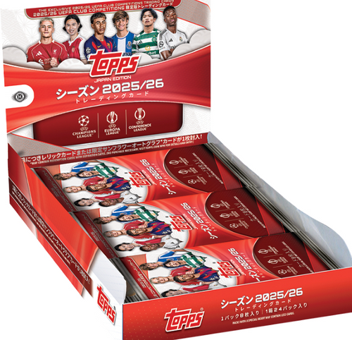 topps JAPAN EDITION 2025/26 UEFA未開封 SOCCER 2025-26 TOPPS UEFA JAPAN EDITION HOBBY box #サッカー
