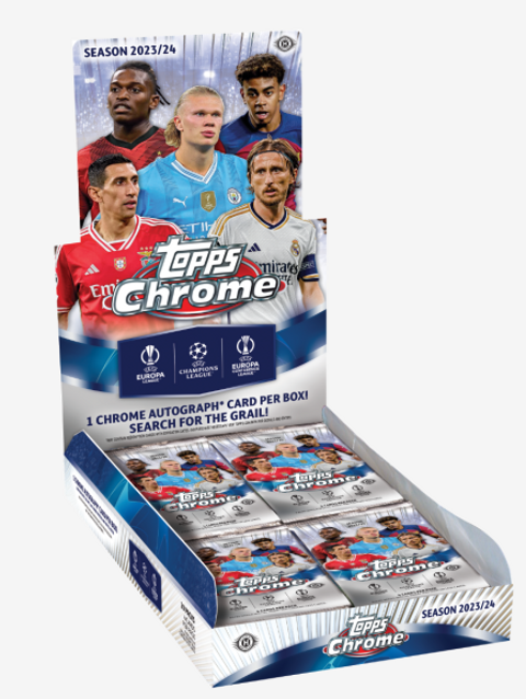 SOCCER 2023-24 TOPPS CHROME UCC HOBBY Box #トップス