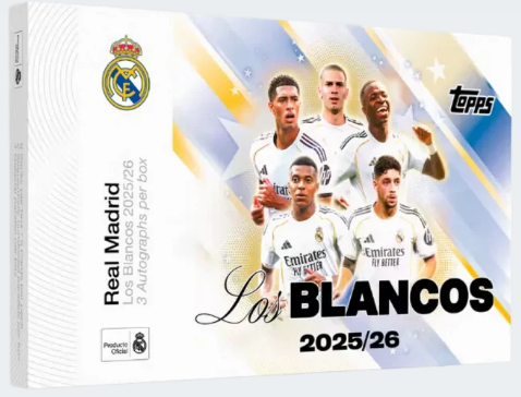 SOCCER 2025-26 TOPPS Real Madrid Los Blancos HOBBY box #サッカー