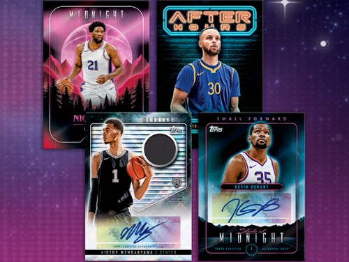 BASKETBALL 2023-24 TOPPS MIDNIGHT Hobby box #直筆サイン3枚
