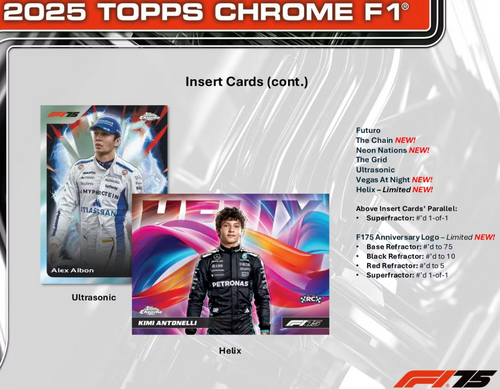 F1 2025 TOPPS CHROME Formula1 Hobby box #F1 #Formula1 #TOPPS