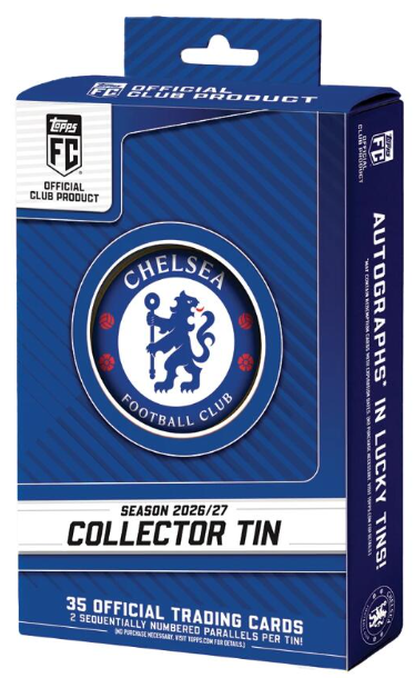 SOCCER 2026-27 TOPPS CHELSEA TIN box #サッカー #トップス